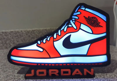 Michael Air Jordan LED Sign MJ Nike USB Powered Light Box Shoes | eBay