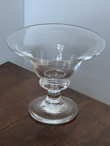 VINTAGE clear glass bon bon bowl vase dish - Picture 5 of 7