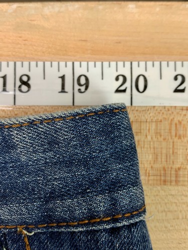 Franky Maxx Jeans 40x32 Boot Cut Relaxed Distressed Mens Denim Wash Rise Stretch - Picture 7 of 11