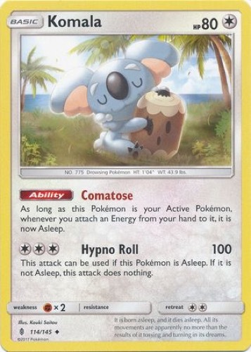 4 x Komala (Guardians Rising 114/145) - Uncommon