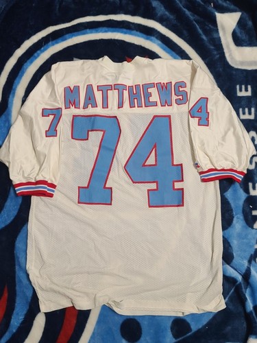 Bruce Matthews Event getragenes Trikot Houston Oilers/Tennessee Titans - Bild 1 von 4