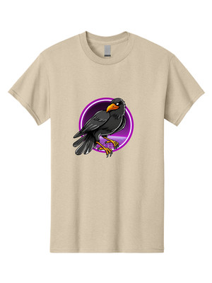 Blackbird-Icon Mens Graphic Tee, 100% Cotton, Casual Summer Wear