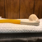 Meerschaum grape & leaf design lucite acrylic handle nice — photo 6