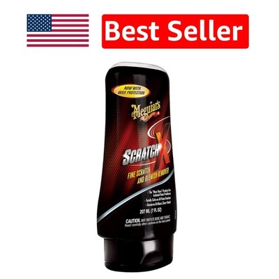 7 Oz Meguiars ScratchX - Micro-Abrasive Car Polish for Light Scratch Removal