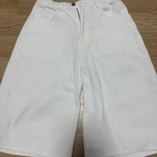 White Bermuda Cotton Shorts - Unworn, Casual Summer Wear
