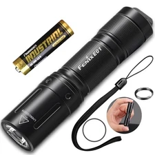 Fenix ​​E01 V2.0-L Compact Battery-Operated Keychain Flashlight, 100 Lumens