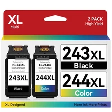 PG-243XL CL-244XL Ink Cartridge Compatible with Canon MG2924 MG2950 TS302 TR4520