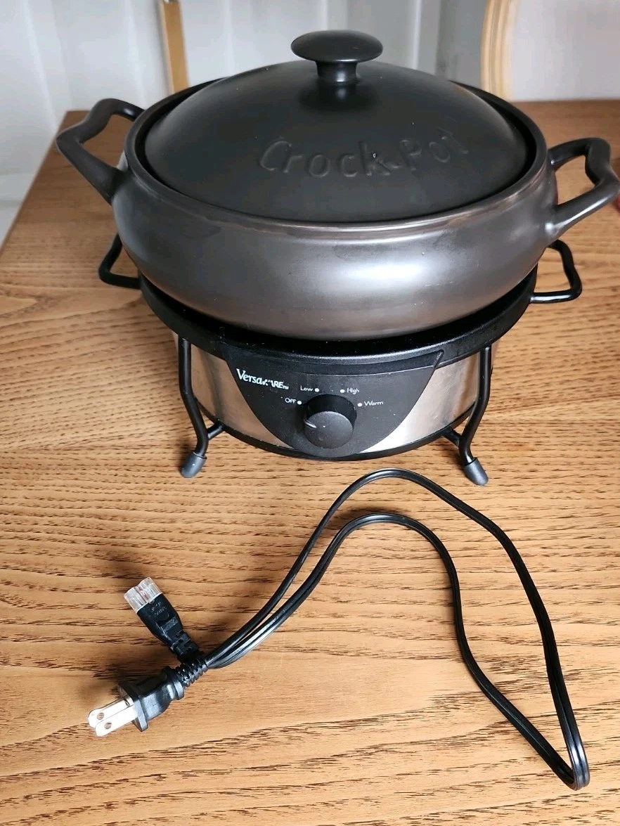 Versaware Slow Cooker Black Color Used