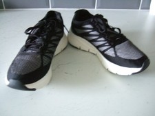 Skechers Black/Grey/White Arch Fit Trainers, Size 4, Excellent condition