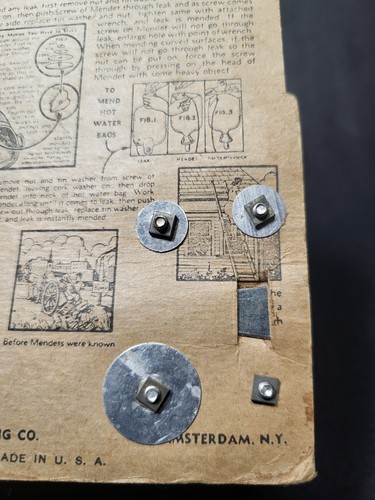 Vintage, "Mendets" Pot and Pan Repair, Mending Patches - Picture 5 of 7