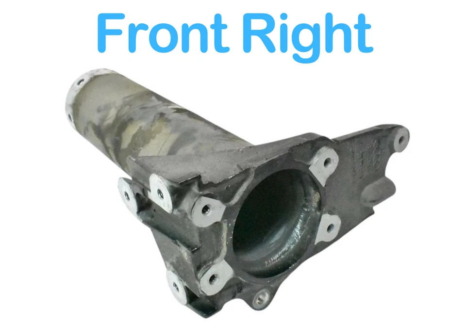 03-10 Audi S8 delantero derecho lado pasajero radiador soporte riel lata de choque OEM Foto 3 de 4