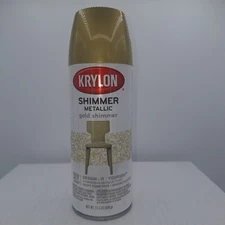 Krylon Shimmer Metallic Gold Shimmer 3921 Spray Paint 11.5 Oz New 