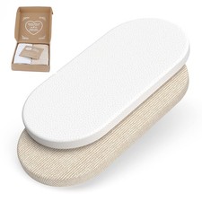 Lot de 2 Drap Housse pour bébés en 100% Bio GOTS Coton Oeko-Tex 80 x 40 cm, é...