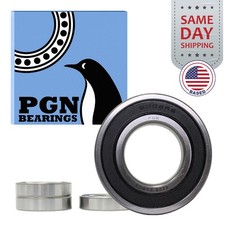 (4) 6208-2RS Premium Rubber Seal Ball Bearing C3 EMQ, 40x80x18, 6208 2RS 6208rs