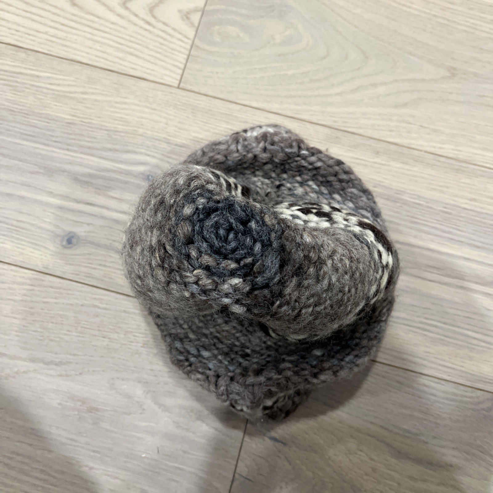 Beanie Hand Knit Wool Winter Hat Warm Basic - image 5