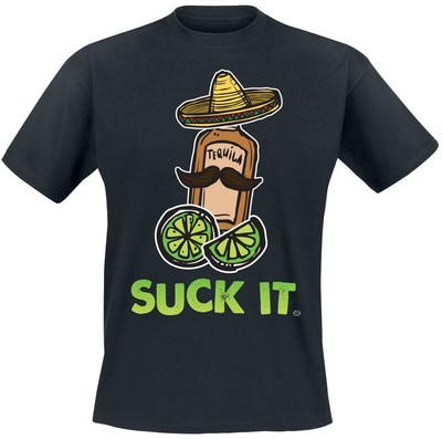 Goodie Two Sleeves T-Shirt Herren Suck It schwarz
