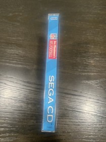 Joe Montana's NFL Football (Sega CD, 1993) Booklet Registration Case Disc As Is