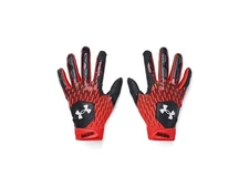 Large Black Dark Orange White Sport Activity Gloves With Breathable Design