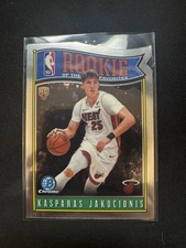 2025-26 Bowman Chrome Rookie of the Year Favorites #RY-12 Kasparas Jakucionis RC