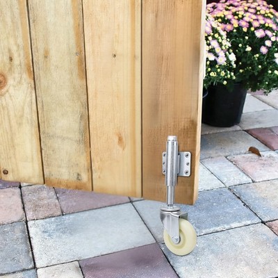 4-inch Gate Caster, Nylon Metal Gate Caster, Spring Loaded Gate Caster