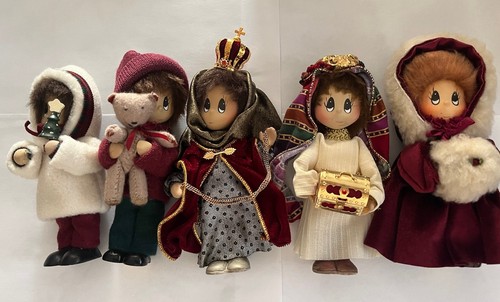 Vintage Mimsy Collectibles Christmas Lot-5 Dolls