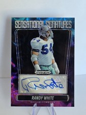 2025 Panini Prizm Black Nebula Sensational Auto 1/1 Randy White Dallas Cowboys🔥