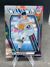 2021 Panini Mosaic Baseball Will To Win Jack Morris #WTW2 Minnesota Twins Card