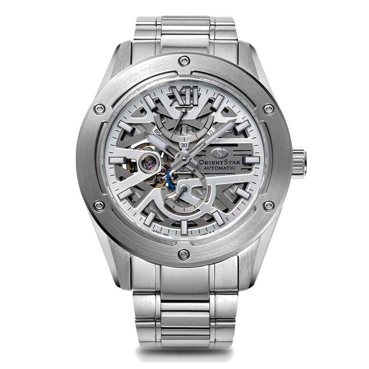 Orient Star アナログ時計 シルバー Unused ORIENT STAR AVANT-GARDE SKELETON RK-BZ0001S Silver Men's
