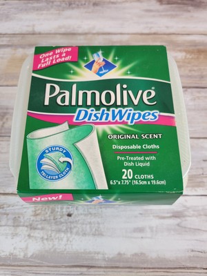 Palmolive Dish Wipes New Sealed 20 Cloths Discontinued