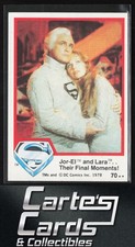 Jor-El and Lara...Their Final Moments! 1978 Topps Superman: The Movie #70 Brando