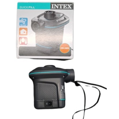 Intex Volt Quick-Fill Ac Electric Pump 68605 Schwarz