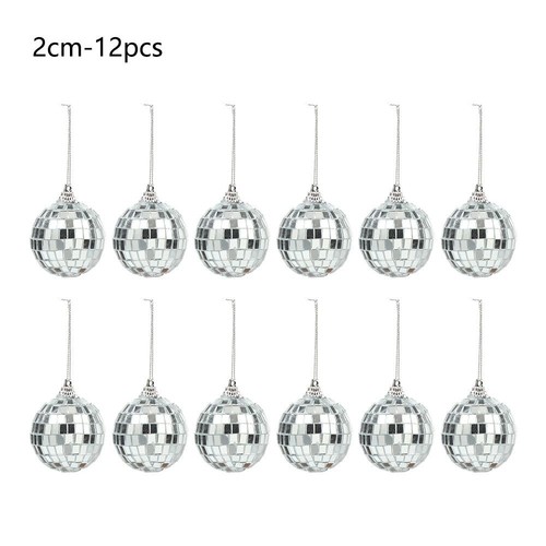 Tree Decoration Reflective Glass Ball Christmas Ball Disco Mirror KTV Bar - Picture 13 of 21