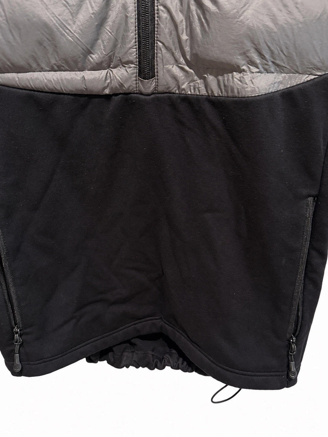Magellan Outdoors Pro Fish Men’s Large Hybrid Puffer Jacket Hooded Gray Black - product detail image 4