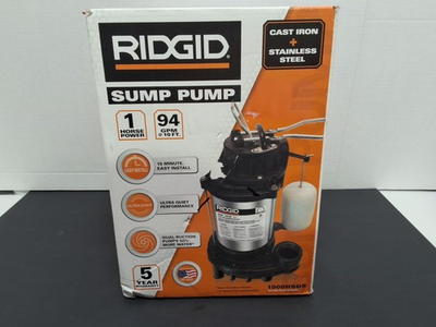 #ad #ad New RIDGID 1000RSDS Sump Pump 70076 RHD1 1HP $139.99