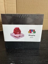 2024 Time Piece Calendar Memo Pad 3D Paper Pink Romantic Tree Sakura Art Notepad