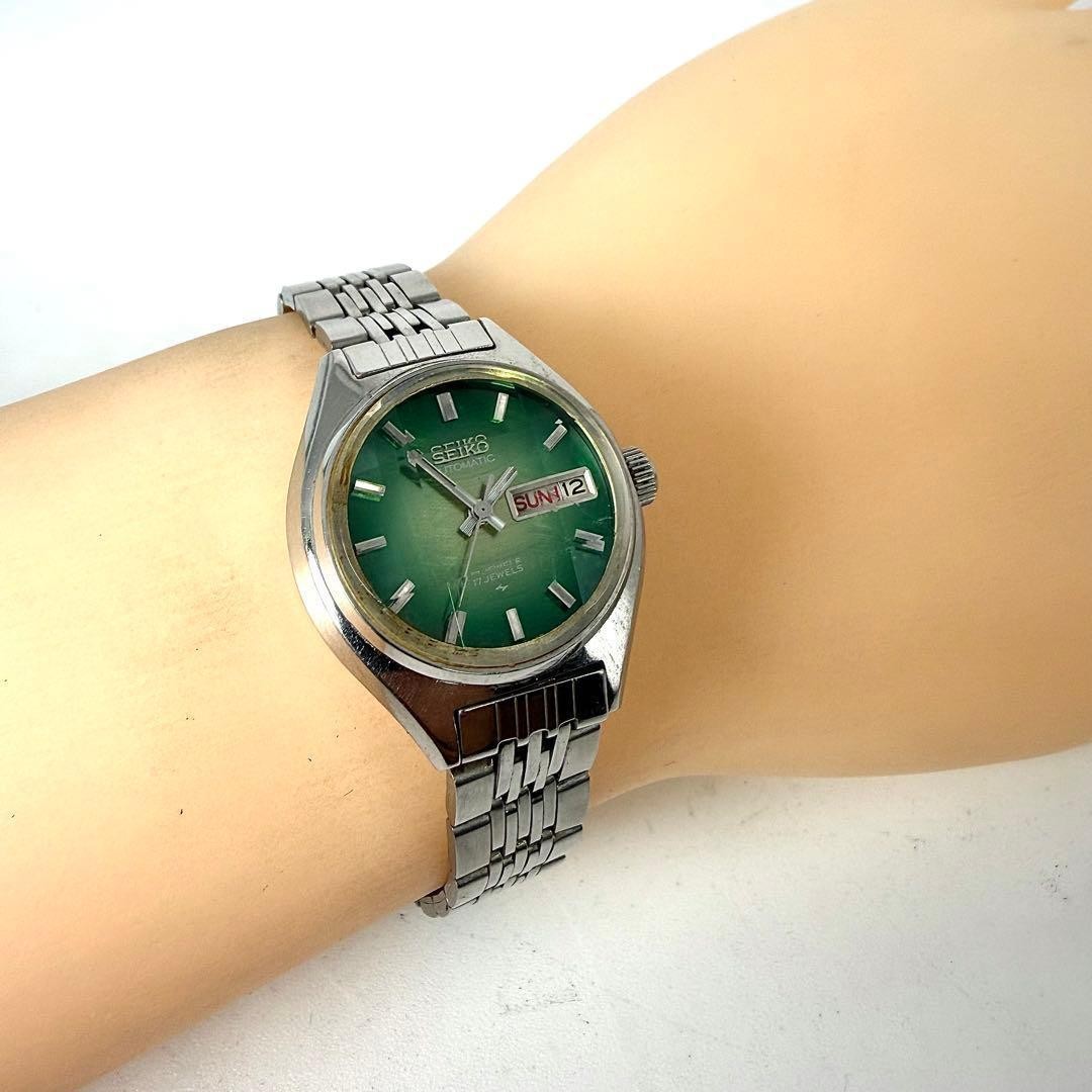 Orologio SEIKO 2206-0300 automatico quadrante verde foto 2