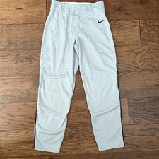 Nike Vapor Select 2 High-Piped Baseball Pants Grey/Black BQ6443-052 Youth XL