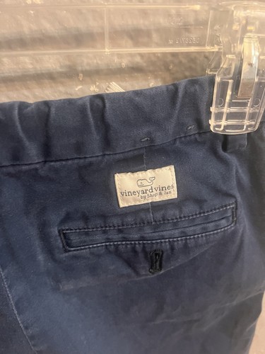 Vineyard Vines Performance Blue Chino Shorts Adjustable Waist Boys Size 10 - Picture 9 of 10