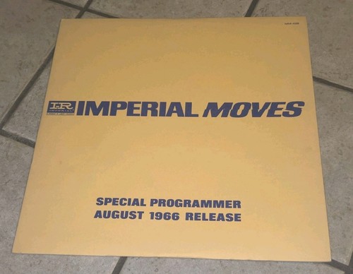 PROMO Imperial Moves August 1966 Special Programmer Radio Station Release Vinyl - Picture 1 of 4