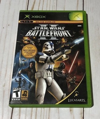 Microsoft Xbox OG Star Wars Battlefront II Video Game Lucas Arts Vintage