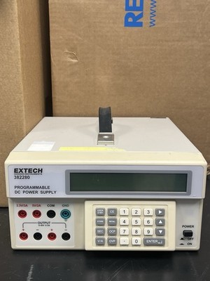 Extech Programmable DC Power Supply Model 382280 - Used - Working