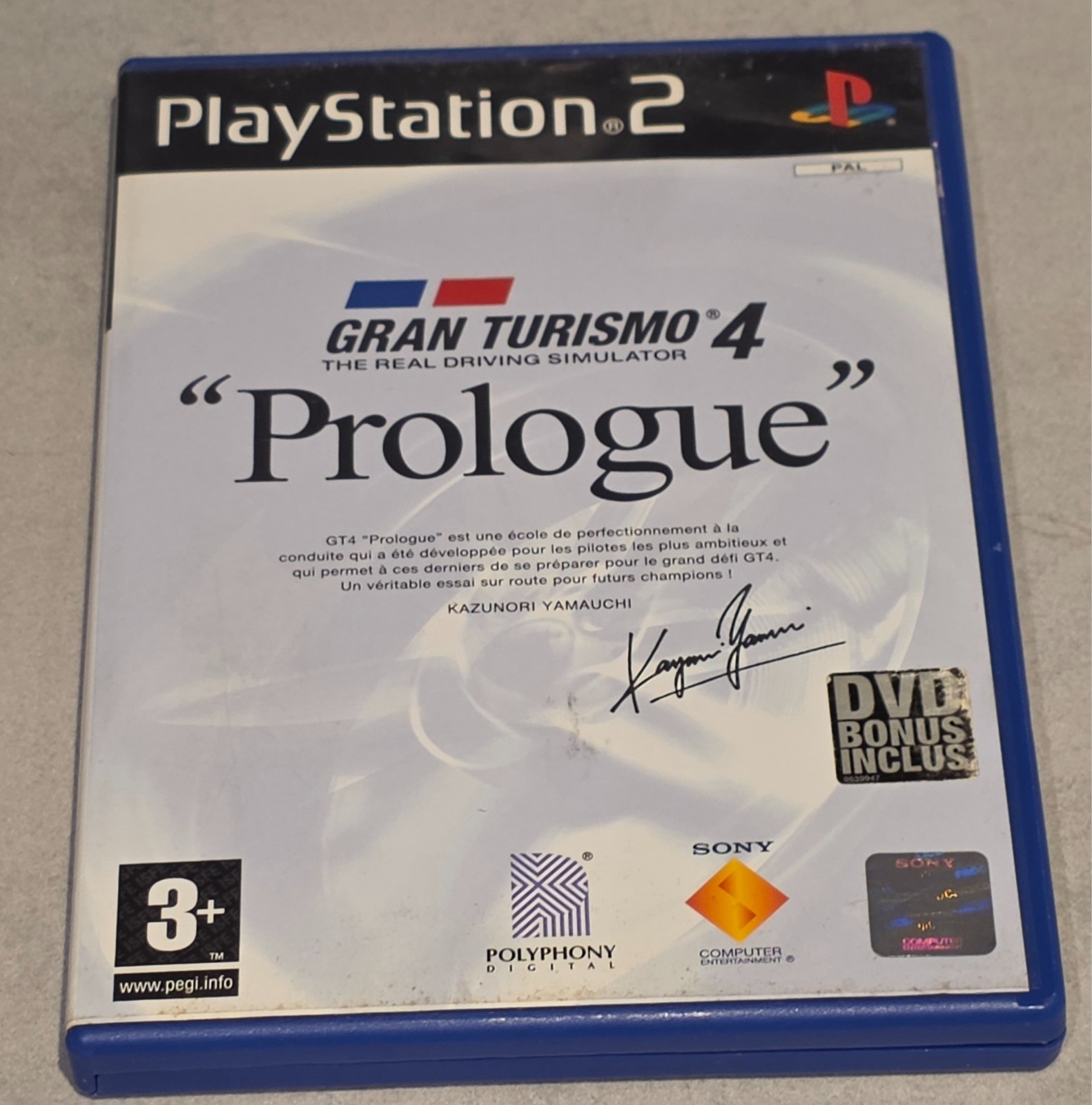 GRAN TURISMO 4 PROLOGUE SONY PS2 PLAYSTATION 2