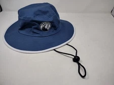 Minnesota Timberwolves NBA Jack Links Bucket Fishing Sun Hat Blue Draw String
