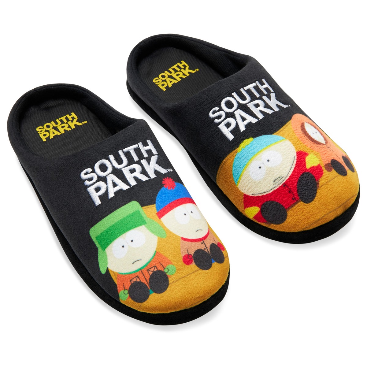 South Park Mens Mule Slippers Non Slip Cosy Warm Winter Comfy