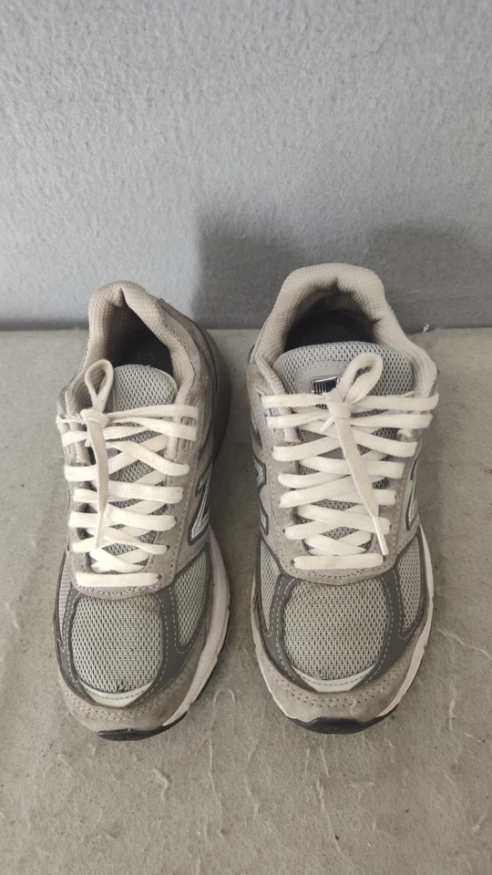 New Balance 990v5 Mujer Tenis 6.5 Gris Correr Activo Cómodo Zapatos con Cordones Foto 3 de 4