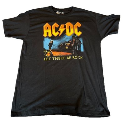 AC/DC Let There Be Rock Black Size LARGE Unisex T-Shirt - ACDC - NWT