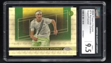 Alexander Zverev #74 Topps Chrome 2024 Tennis SUPERFRACTOR 1/1 Gold CGC 9.5