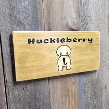 Personalized Dog Leash Holder Hook Carved Wooden Sign Pet Organizer Groomer Gift