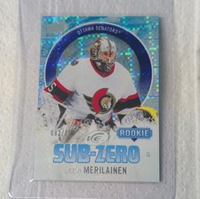 Upper Deck 2023-24 Ice Sub-Zero Rookie Leevi Merilainen OTT SZ-52 #/799