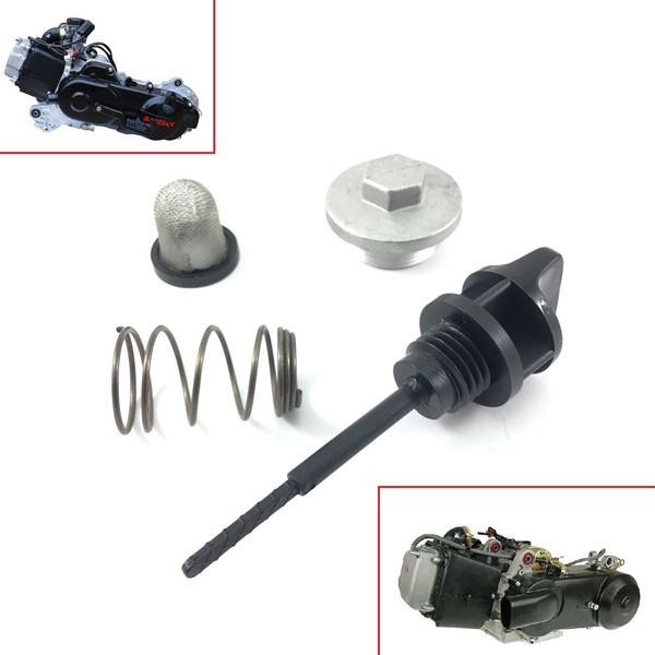 4-TAKT ÖL Filter SET FüR China Roller Scooter Baotian Keeway Hisun Znen Yiying-image